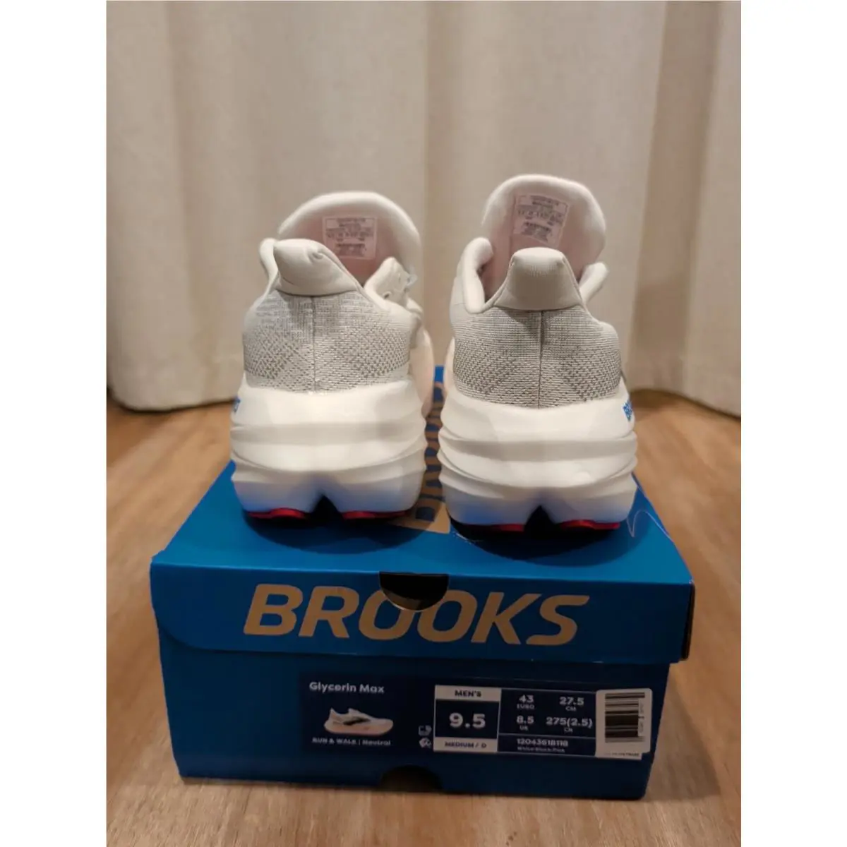 Brooks shoes - Brooks Glycerin Max - Glycerin Max - 1204361B118 - White 1