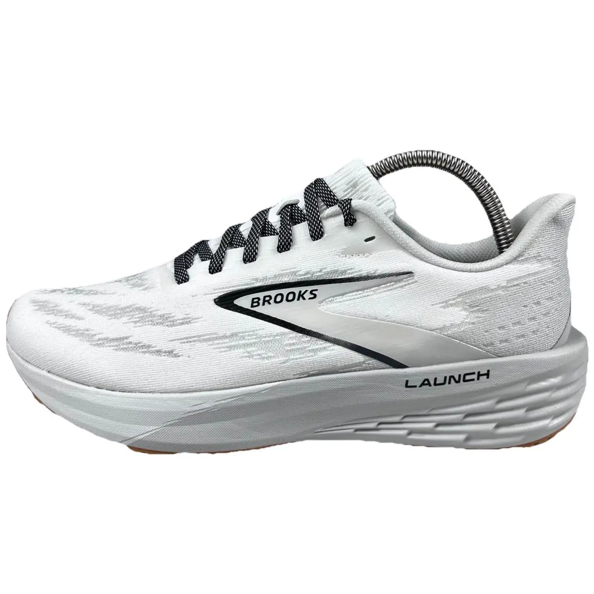 Brooks Launch11 Road Running White/grey/black Men Shoes 110450 1D 135 Sz 8