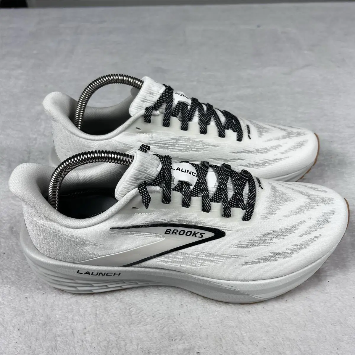 Brooks shoes - Brooks Launch 8 - Launch - 110450 1D 135 - White/Grey/Black (UPC: 195394587364) 7