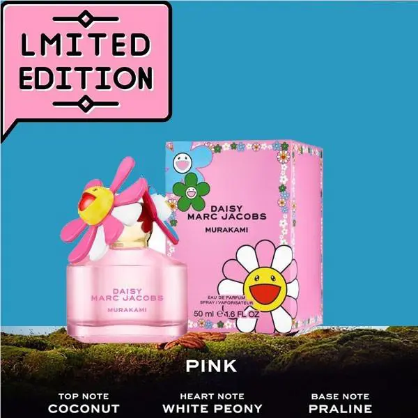 Marc Jacobs Murakami Takashi Pink Eau de Parfum 1.6oz 50ml Limited