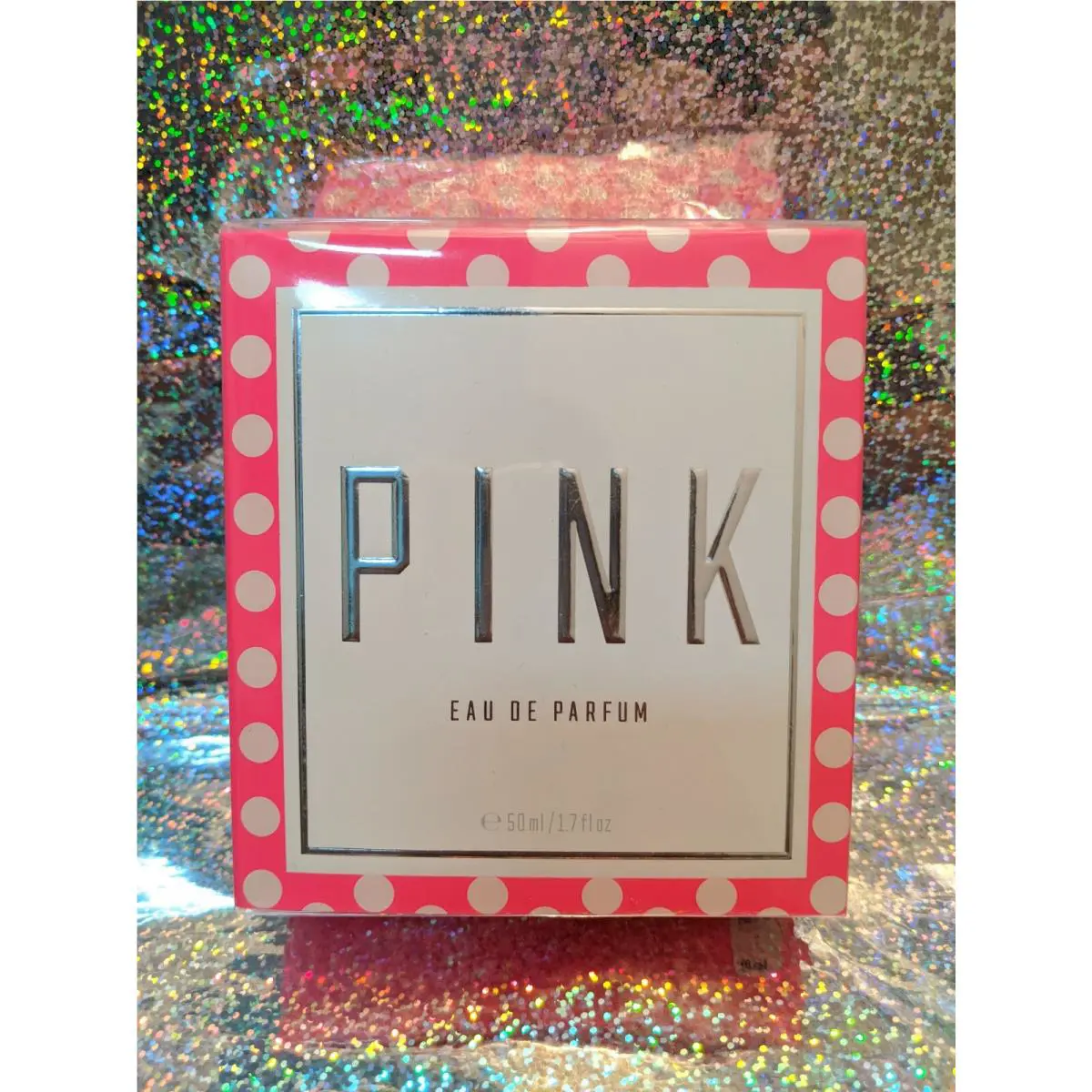Victoria`s Secret Pink Pink Eau De Parfum Edp 1.7 oz /50 ml Polka Dot