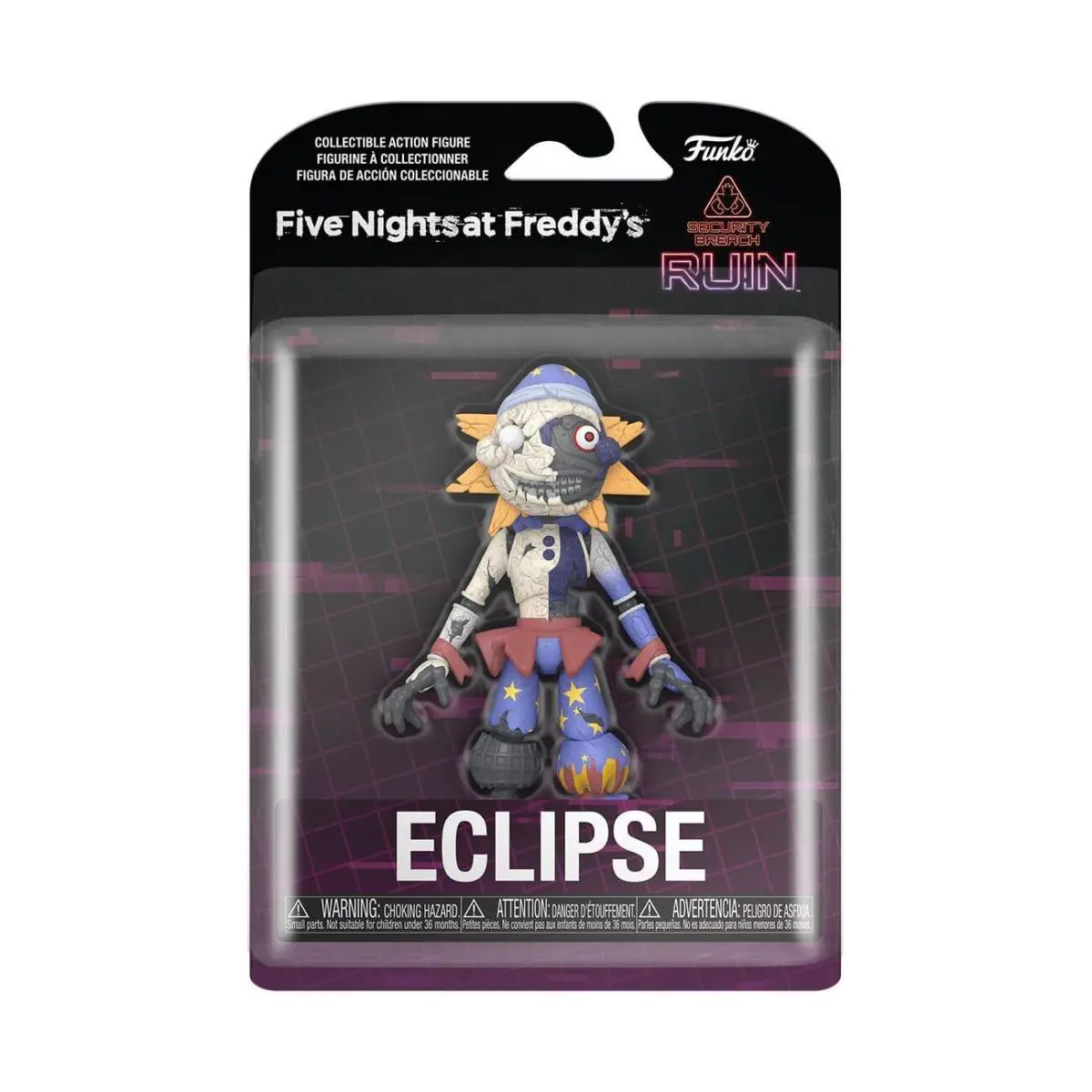 Five Nights at Freddy`s Ruined Eclipse Action Figure 5 Inch Collectible Toy
