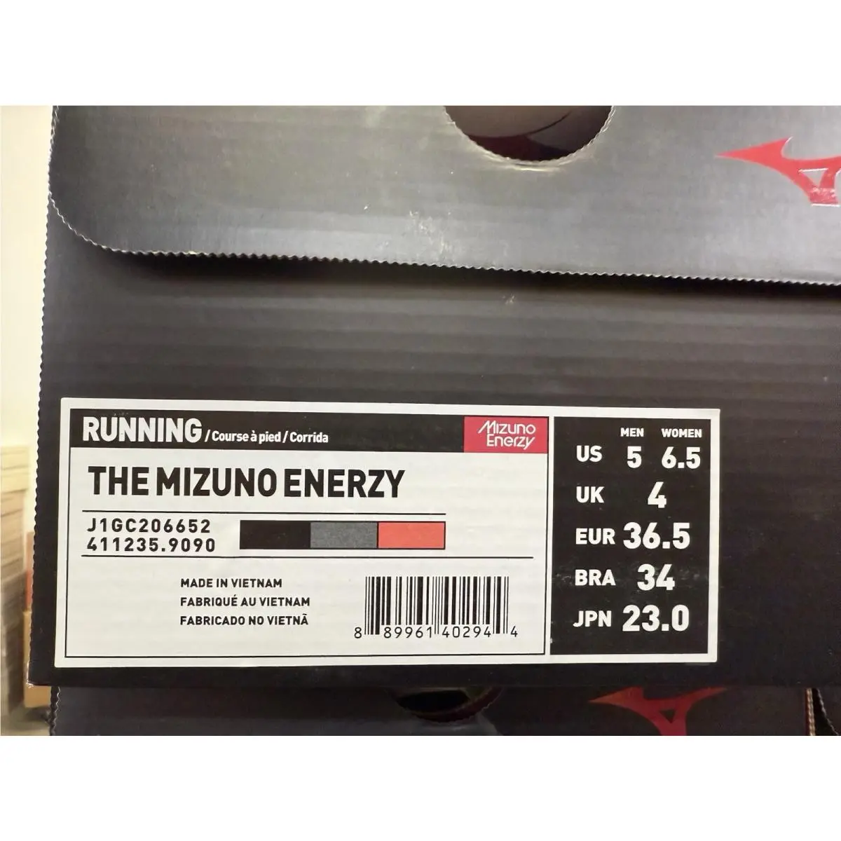 Mizuno shoes - Mizuno Enerzy - Enerzy - J1GC206652 - Black 4