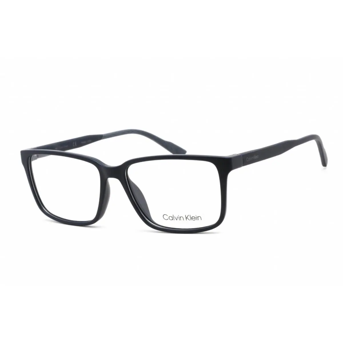 Men`s Eyeglasses Blue Plastic Rectangular Shape Frame CK21525 438 by Calvin Klein