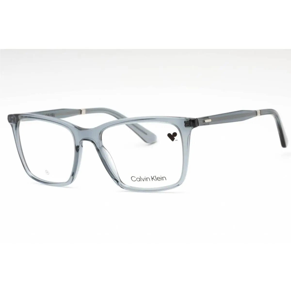 Calvin Klein Men`s Eyeglasses Avio Blue Plastic Rectangular Frame CK23514 435