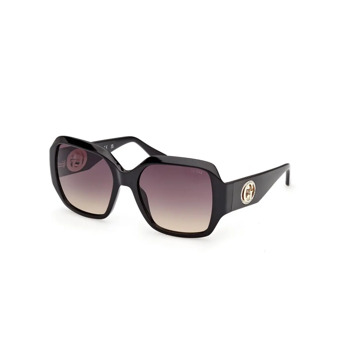 Guess GU 00283 Shiny Black / 01B Size 57 Sunglasses