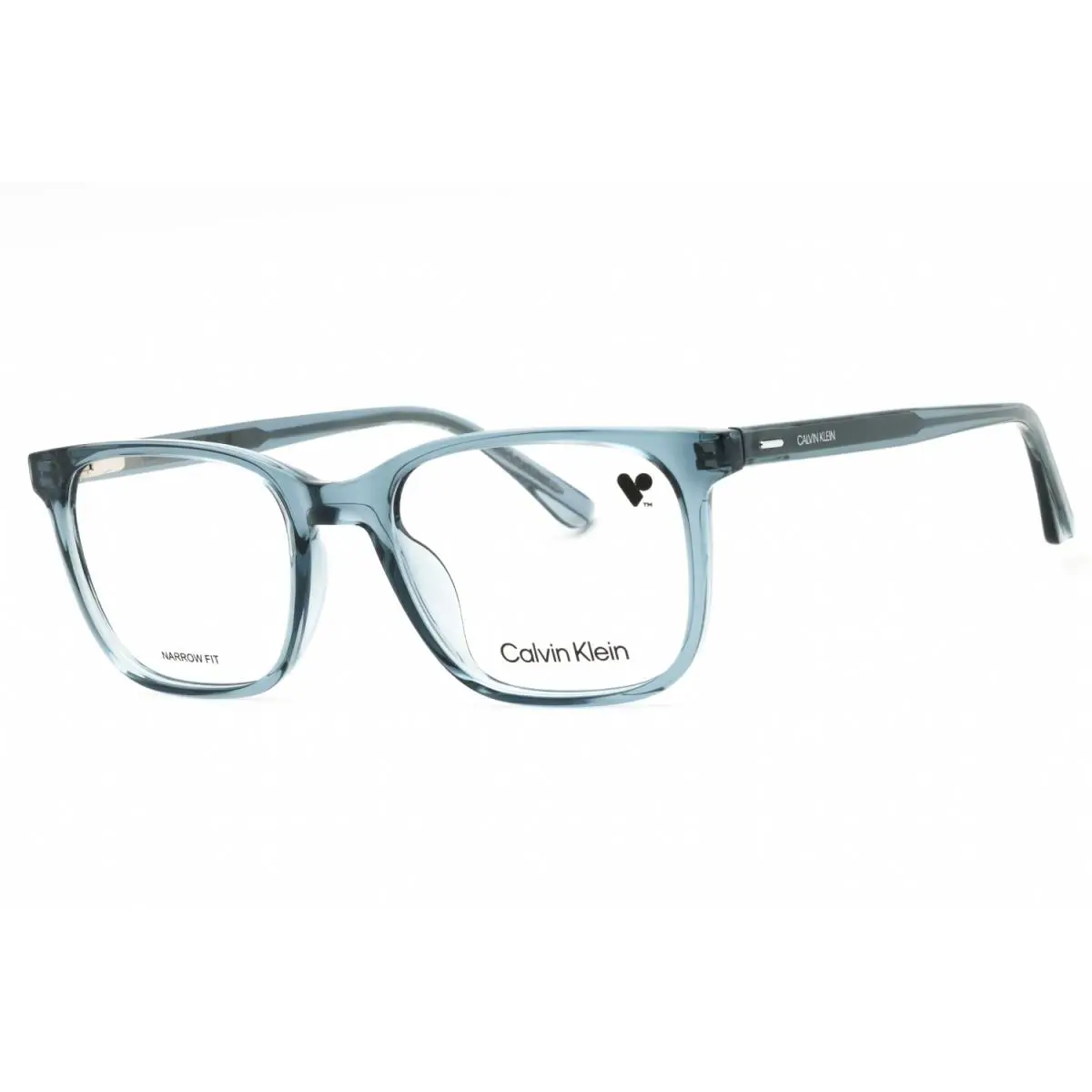 Calvin Klein CK21500-429-52 Eyeglasses Size 52 mm 19mm 145mm Teal Unisex