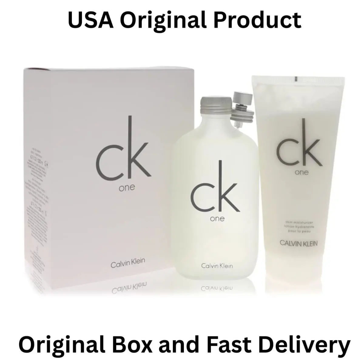 Calvin Klein Unisex Ck One Cologne Gift Set - 6.7 oz Eau De Toilette Spray + 6