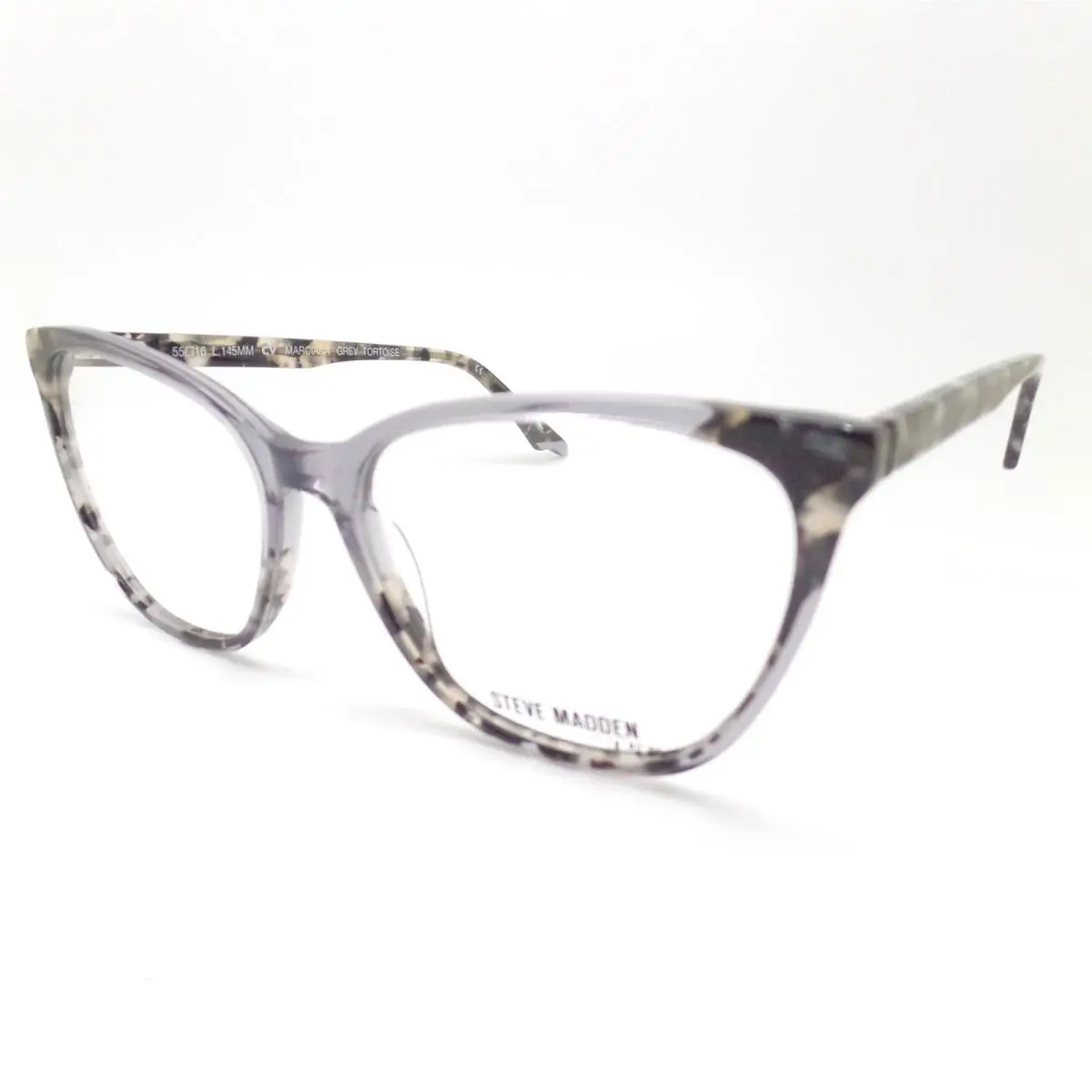 Steve Madden Marciana Grey Tortoise 55mm Eyeglass RX Frame