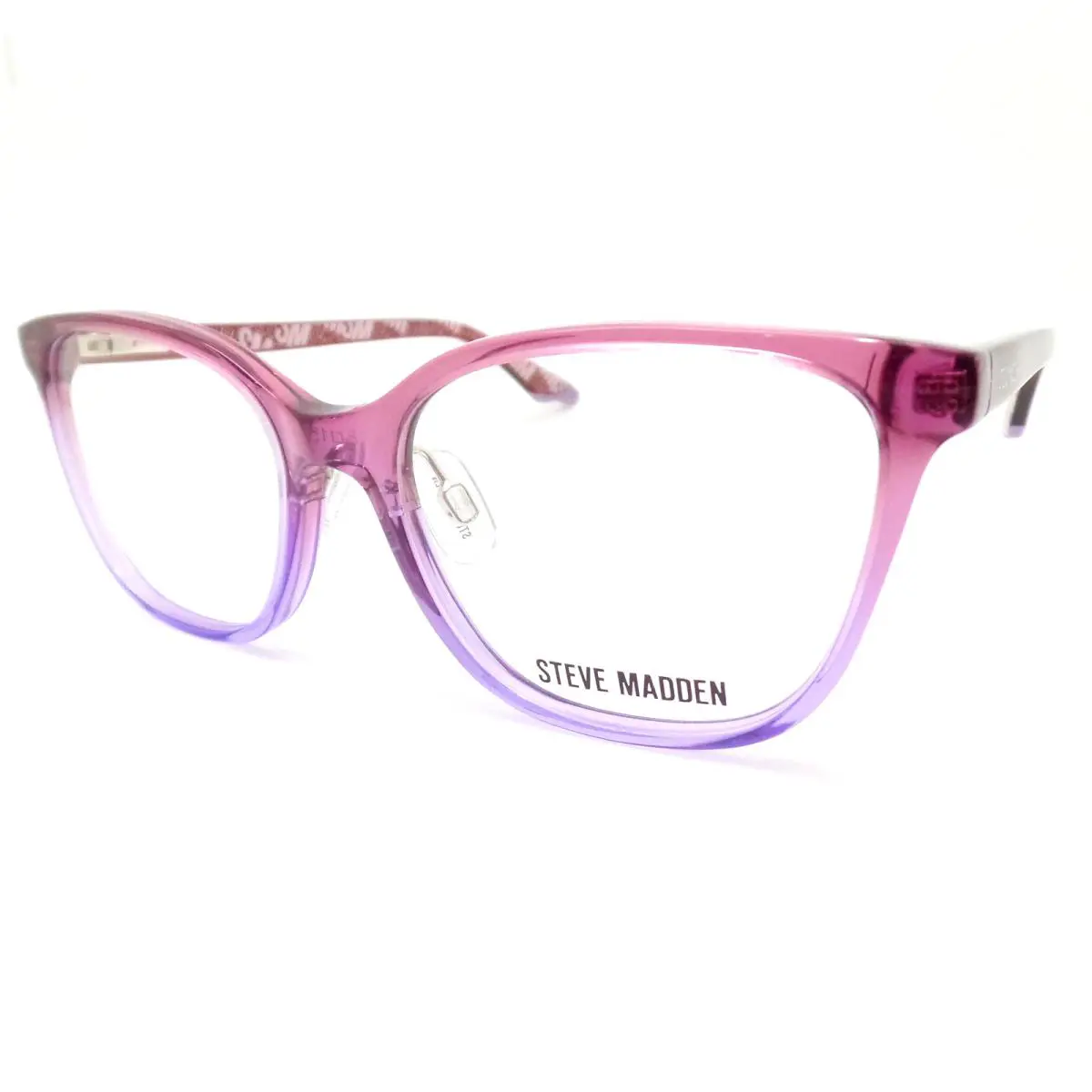 Steve Madden Gobi Pink Purple Fade w/ Pads 48mm Eyeglass RX Frame
