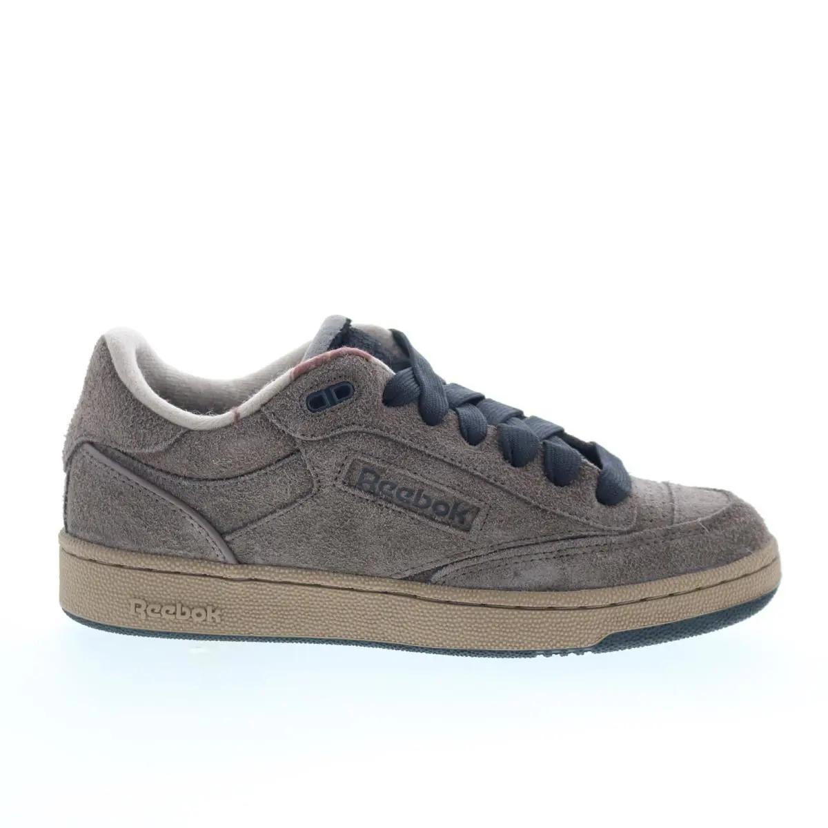Reebok Club C Bulc Mens Brown Suede Lace Up Lifestyle Sneakers Shoes - Brown