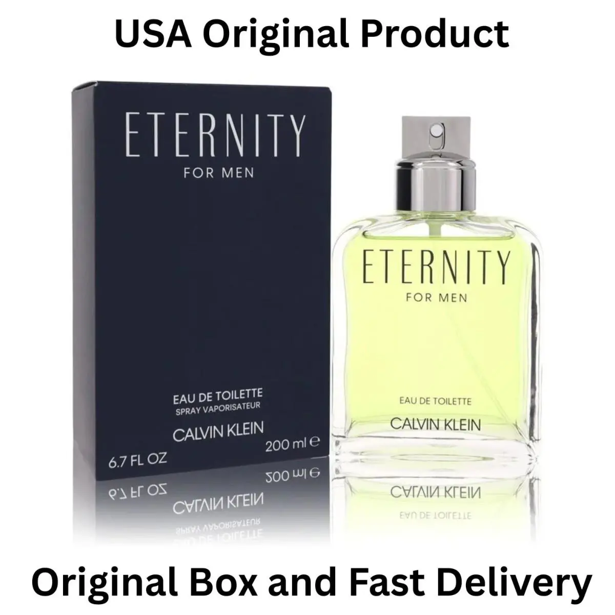 Eternity Cologne by Calvin Klein Men Eau De Toilette Spray 6.7 Oz