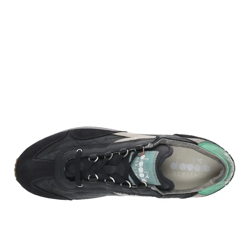 Diadora shoes - diadora Equipe H Dirty Stone Wash Evo Lace Up - 174736-C5131 - Black 2