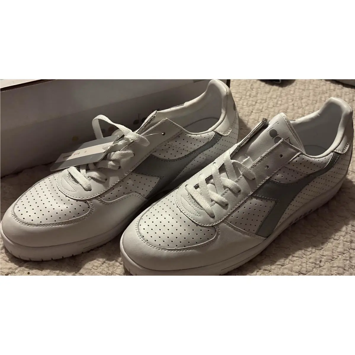 Diadora shoes - diadora Delta perforated 2 - Delta perforated - White/silver 7