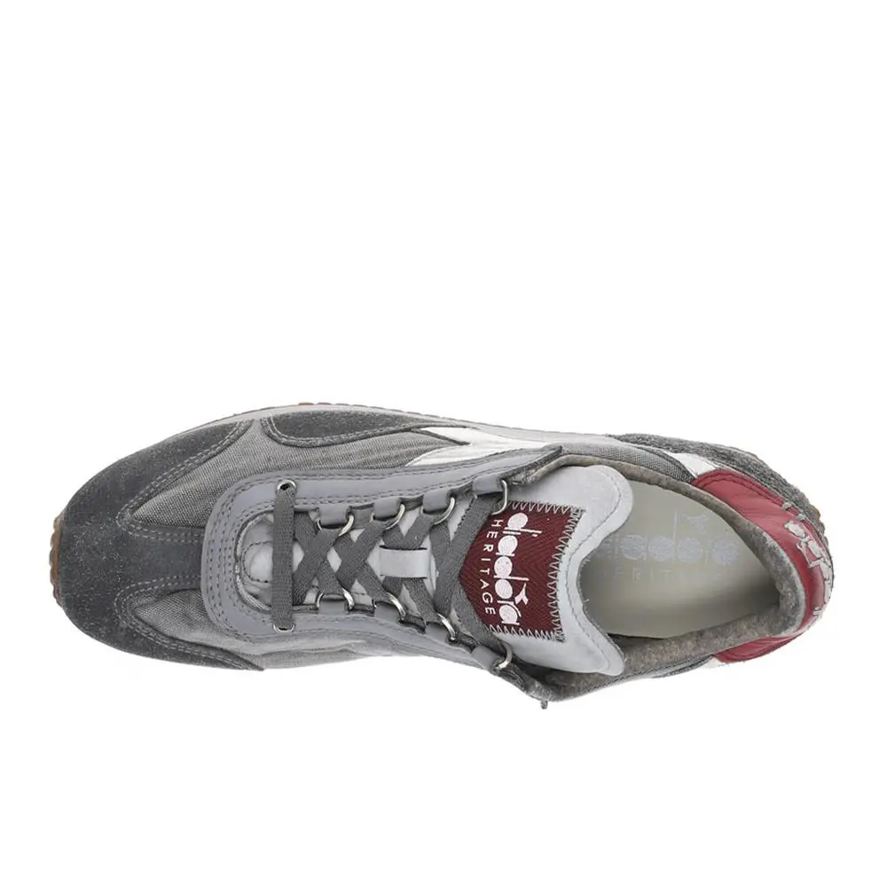 Diadora shoes - diadora Equipe H Dirty Stone Wash Evo Lace Up - 174736-75039 - Grey 2