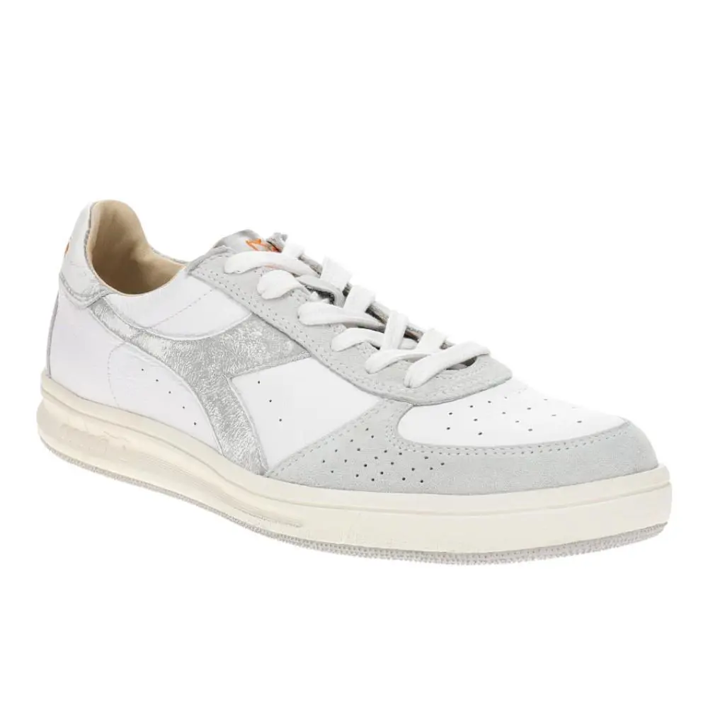 Diadora shoes - diadora B.Elite Foro Used Italia Lace Up - 181978-20006 - White 0