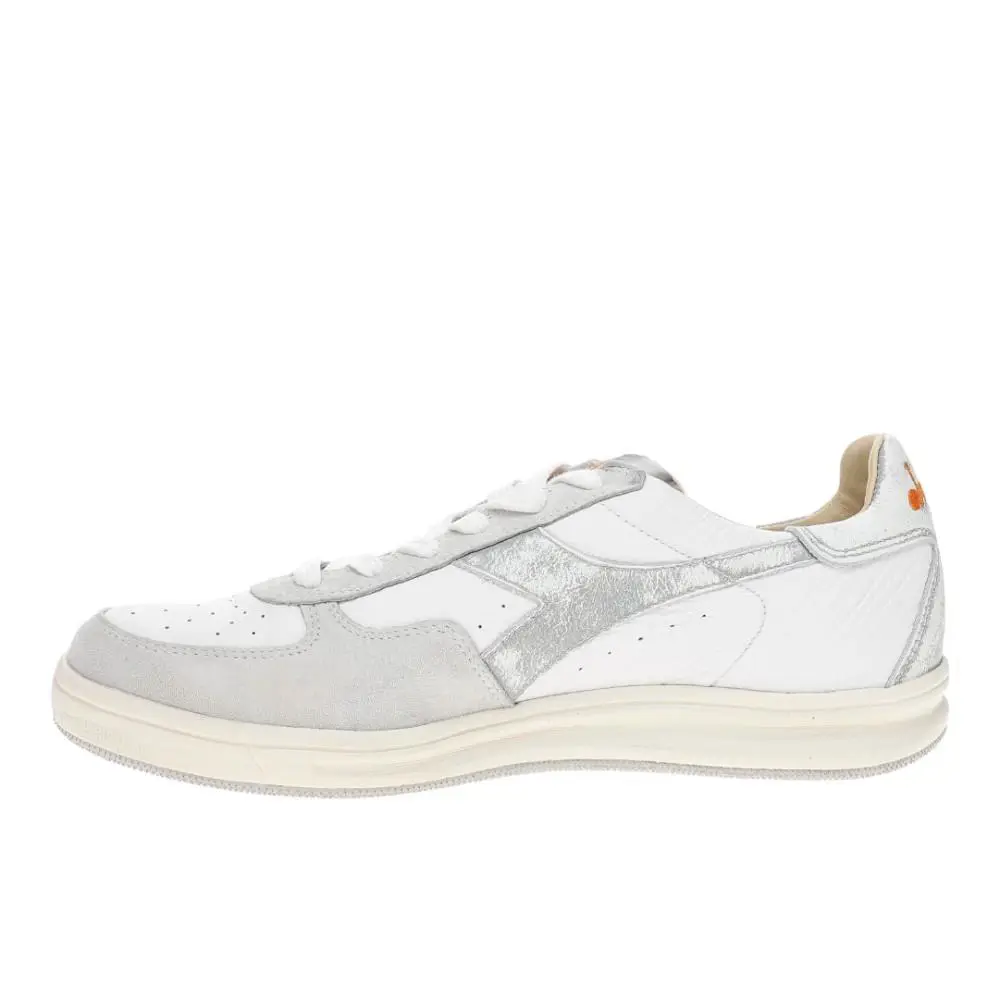 Diadora shoes - diadora B.Elite Foro Used Italia Lace Up - 181978-20006 - White 1