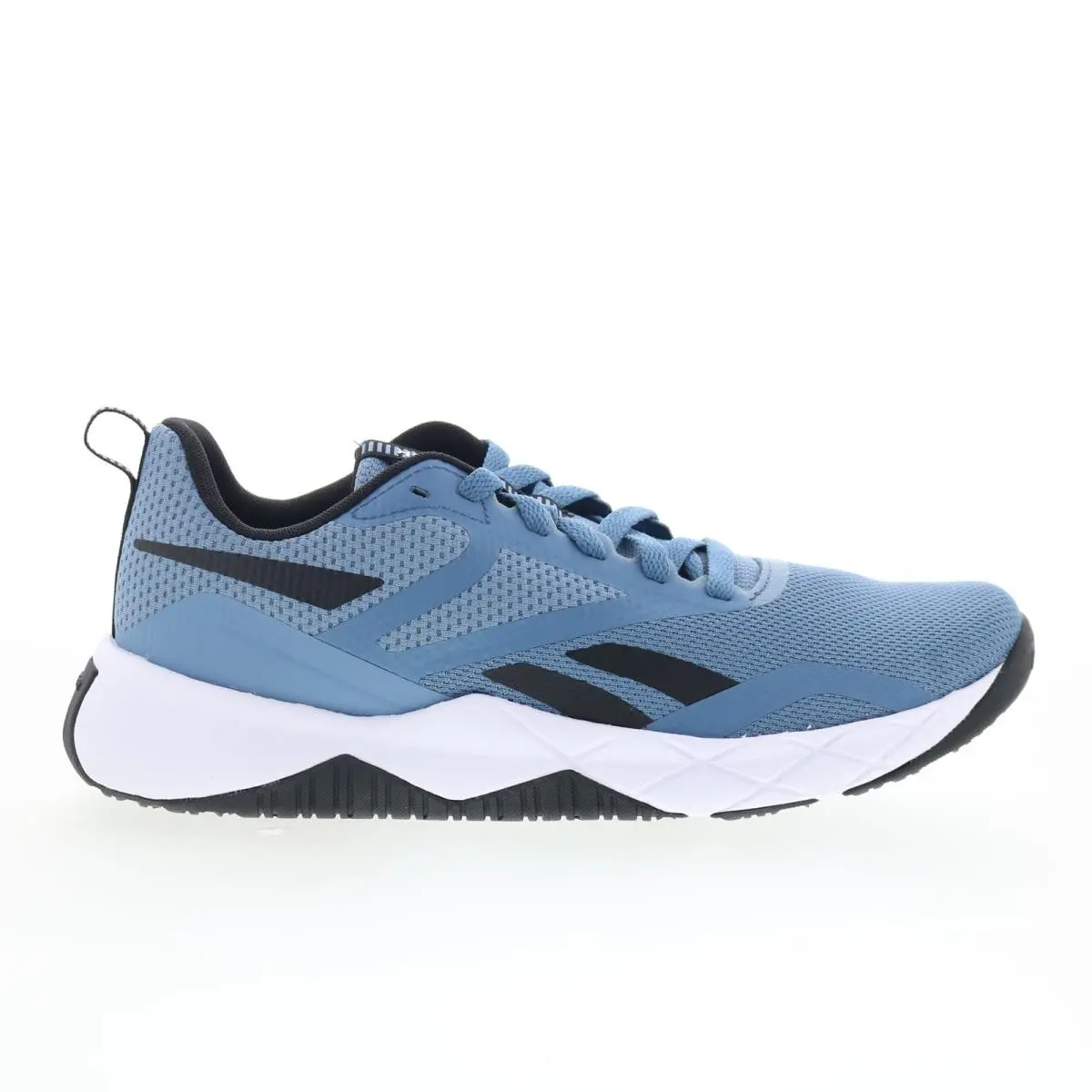 Reebok Nfx Trainer Mens Blue Mesh Lace Up Athletic Cross Training Shoes - Blue