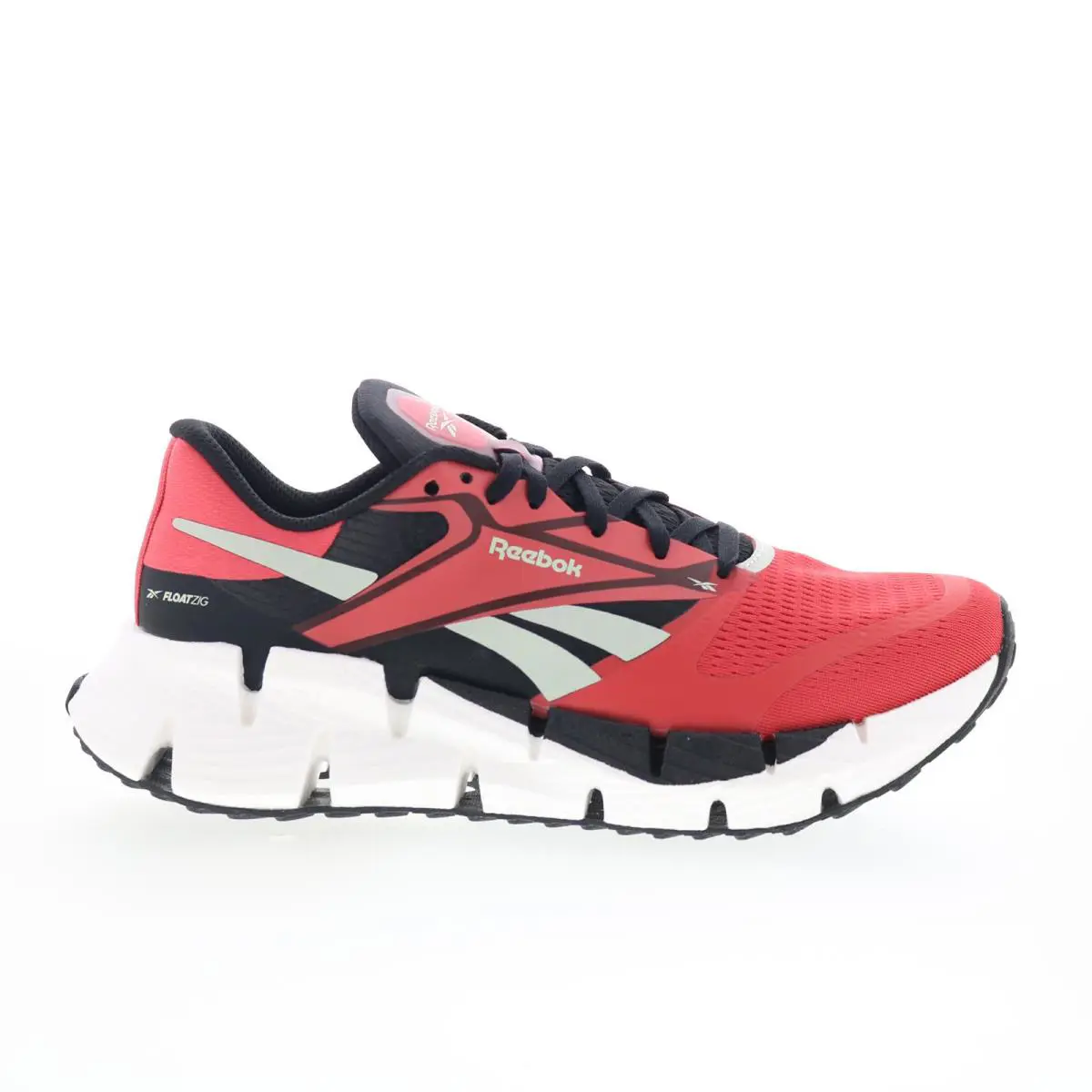 Reebok Floatzig 1 Mens Red Mesh Lace Up Athletic Running Shoes - Red
