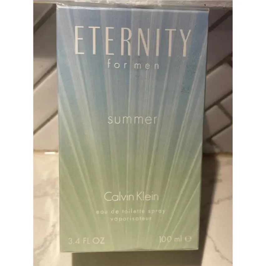 Eternity Summer 2016 by Calvin Klein 3.4 oz 100 ml Eau de Toilette Spray Men
