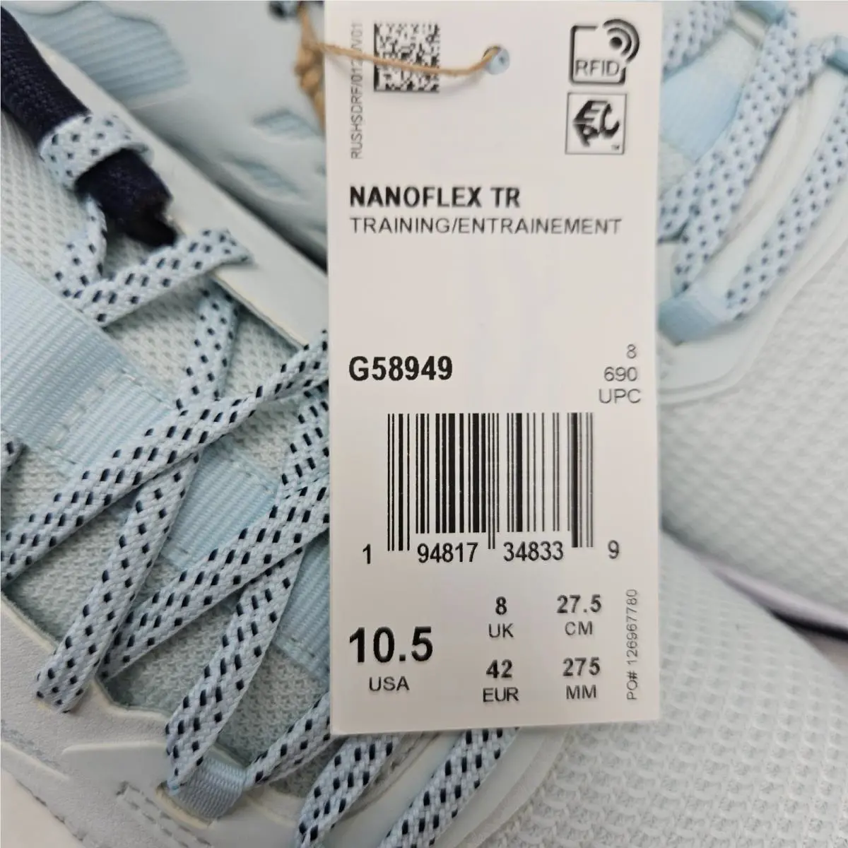Reebok shoes - Reebok Nano 5.0 - Nano - G58949 - Blue (UPC: 194817348360) 0