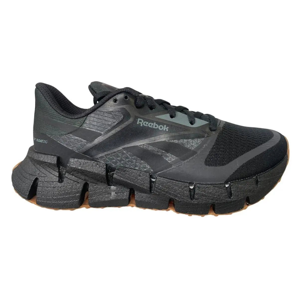 Reebok Women Running Sneaker 100206601 Floatzig 1 Black Grey Gum Size 10.5 M - Black