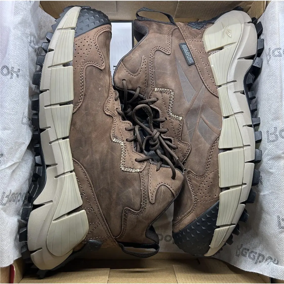 Reebok shoes - Zig Kinetica Edge II Work - RB3025 - Brown 9