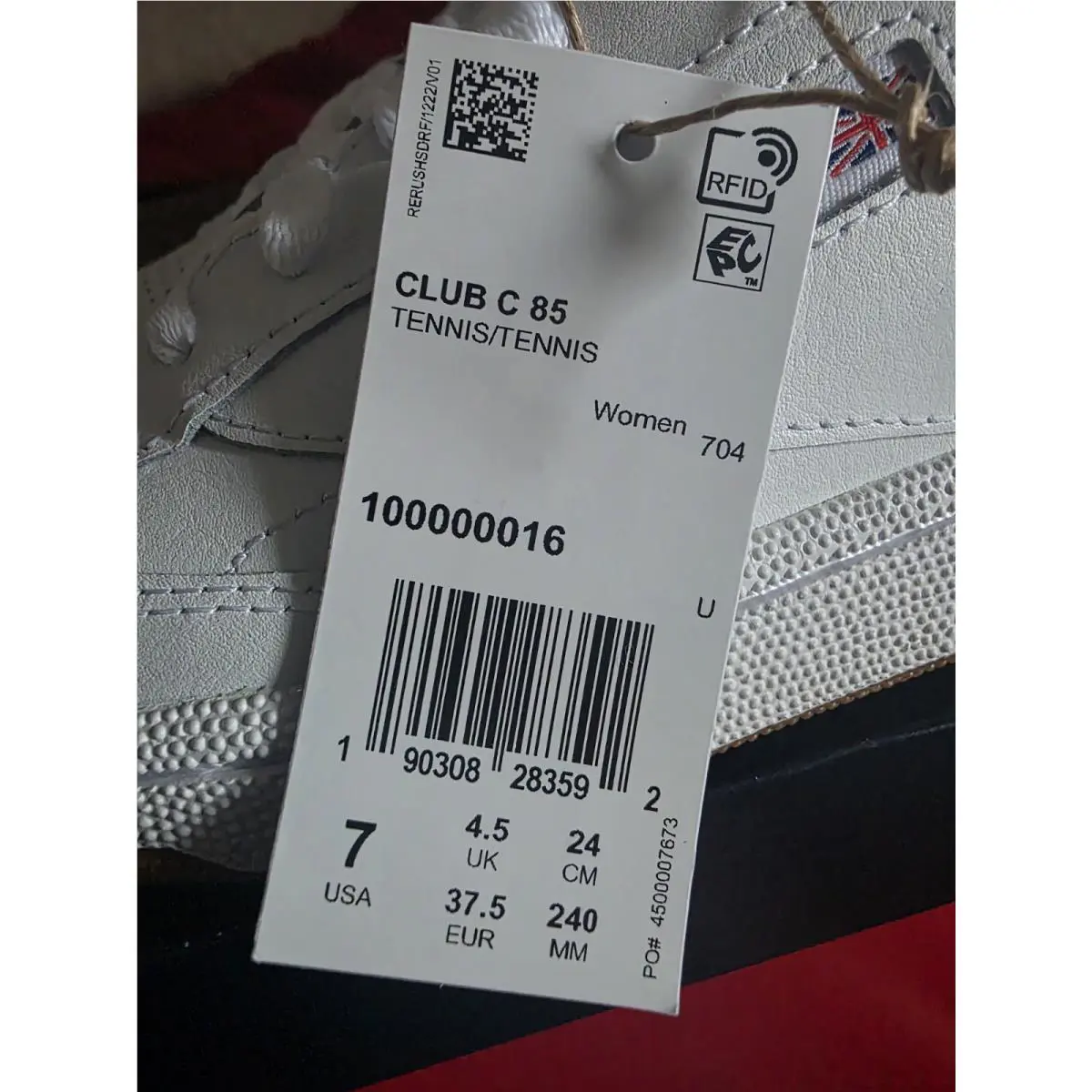 Reebok shoes - Reebok Club C 85 - Club - White/Gum 9