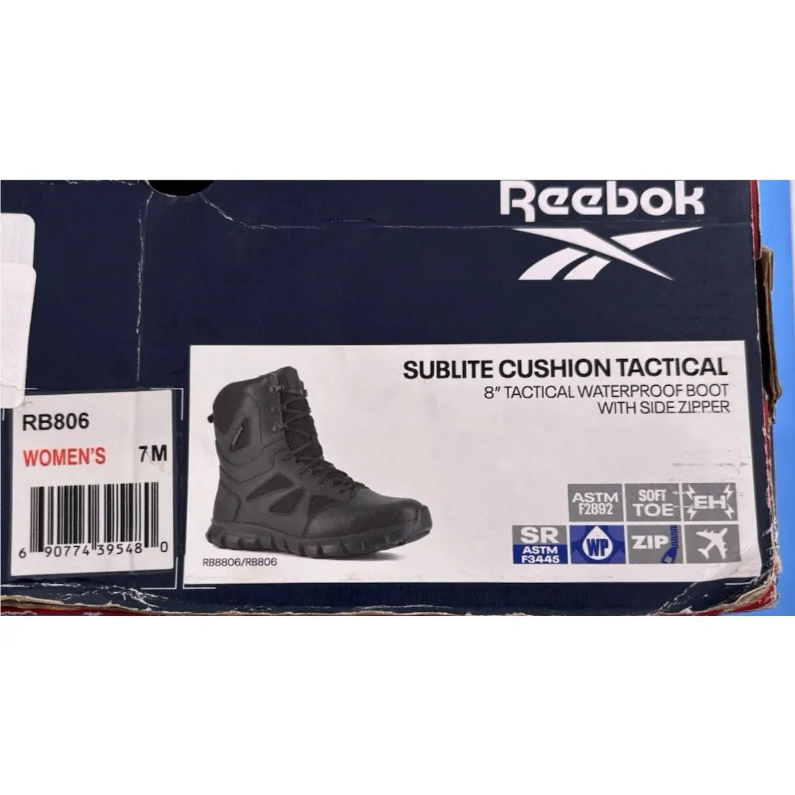 Reebok shoes - SUBLITE CUSHION TACTICAL - SUBLITE CUSHION TACTICAL - RB806 - Black 7