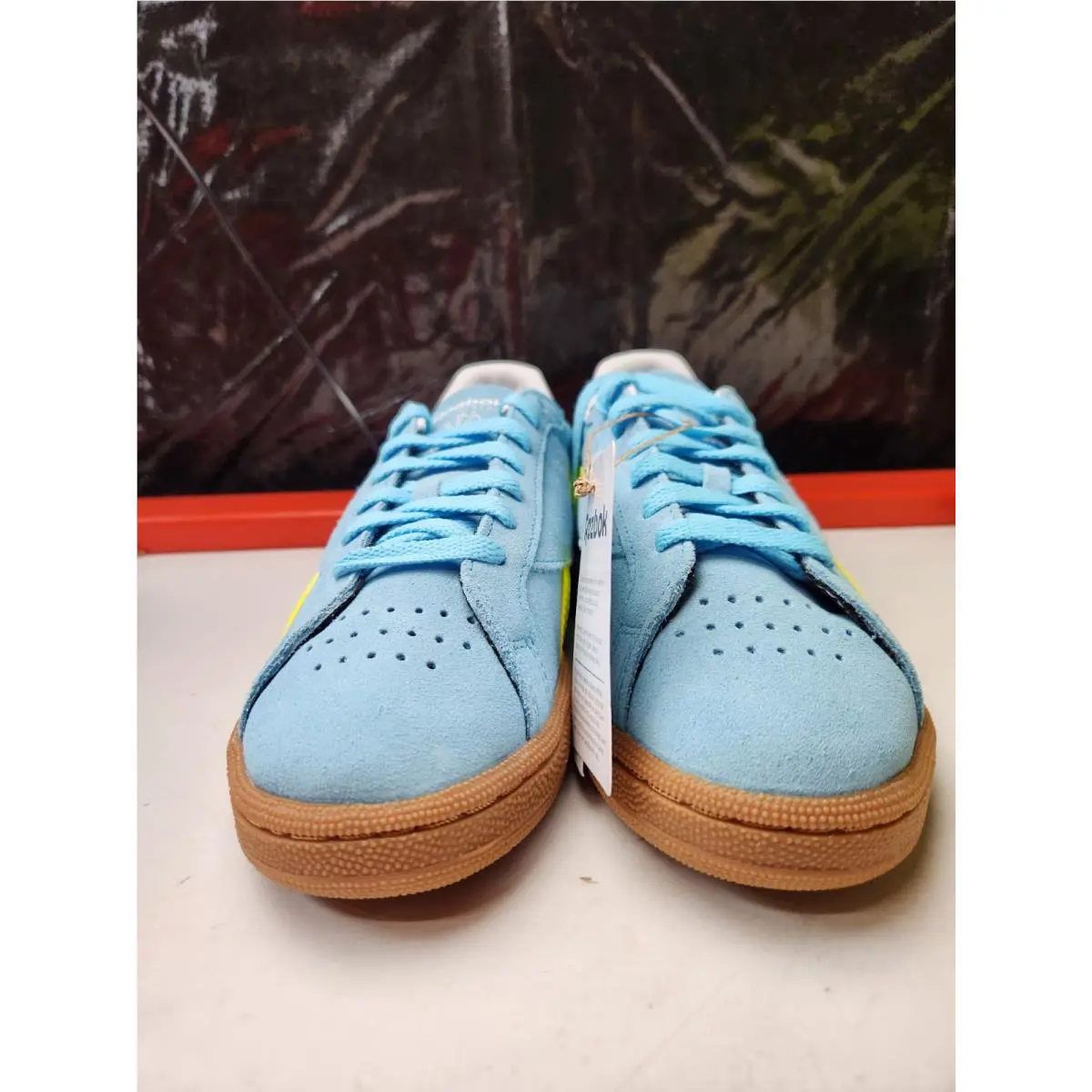 Reebok shoes - Reebok Club C Grounds - Club Grounds - Blue/Yellow 1