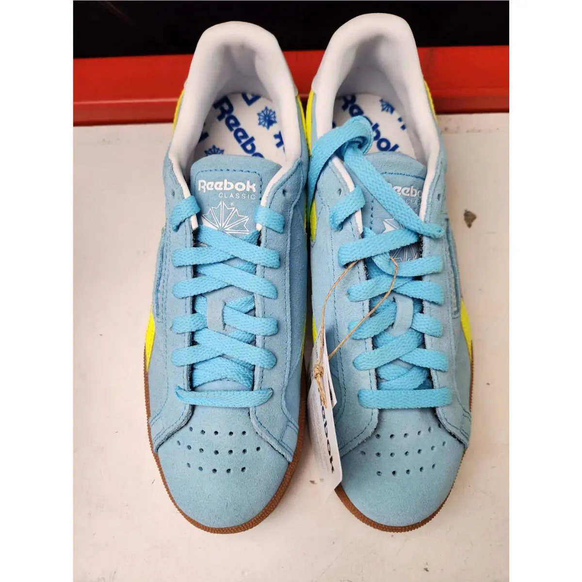 Reebok shoes - Reebok Club C Grounds - Club Grounds - Blue/Yellow 2