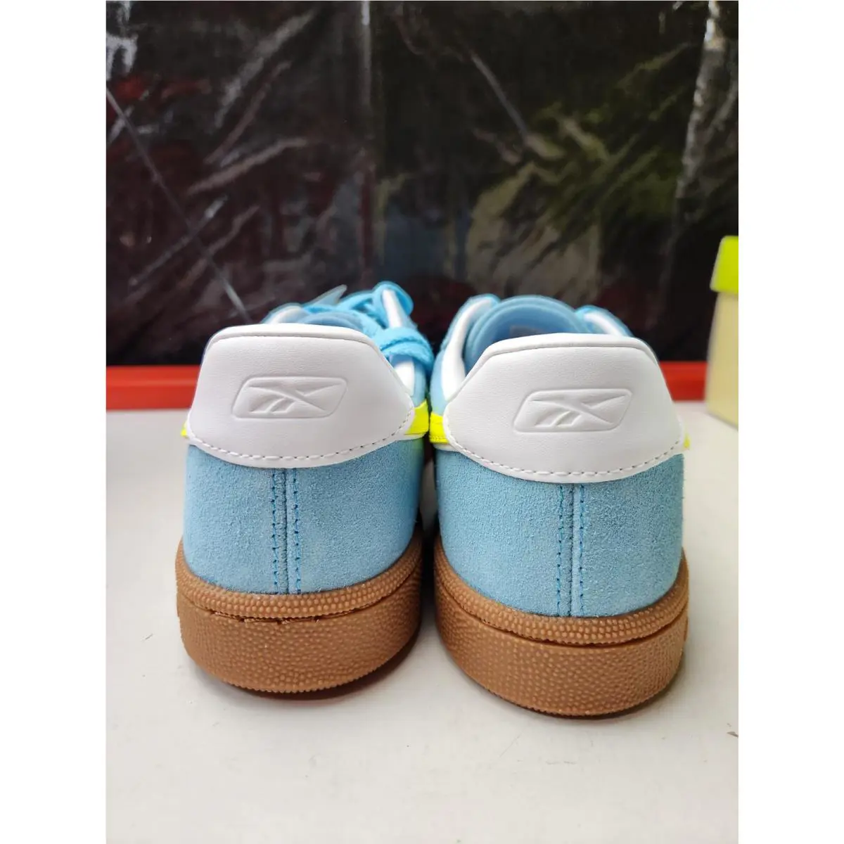 Reebok shoes - Reebok Club C Grounds - Club Grounds - Blue/Yellow 4