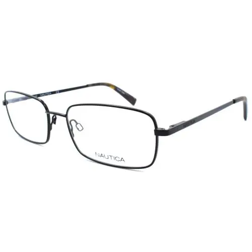 Nautica N7302 005 Men`s Eyeglasses Frames 55-18-140 Satin Black