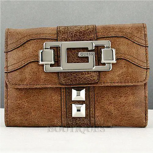 Usa Wallet Guess Ontario Brown Ladies Purse Lovely