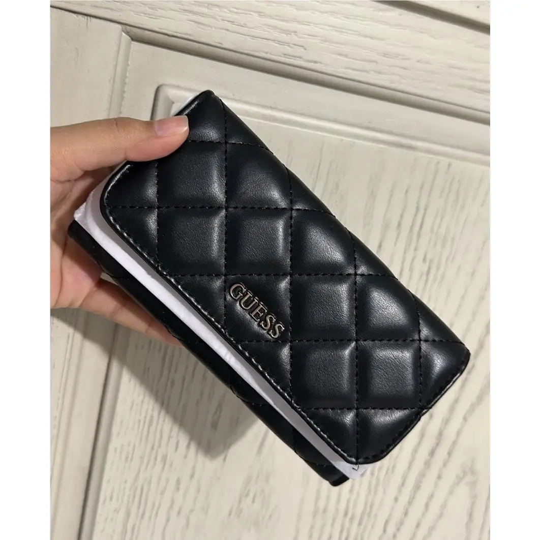 Guess Boxed Tinsley Quilted Slim Clutch - Handbag