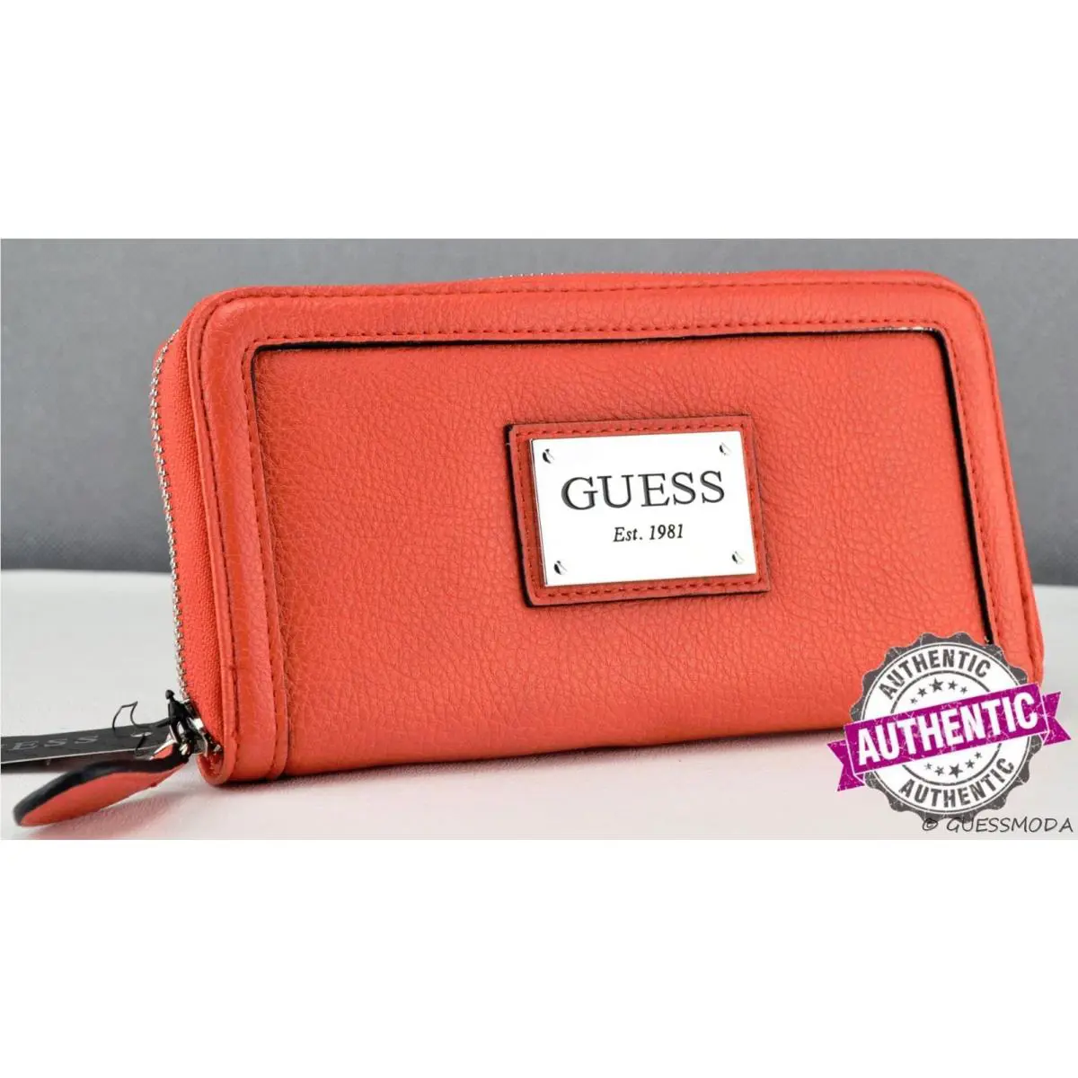 Newest Luxury Guess Ladies Wallet Purse Kingstown Red Women Slg Usa