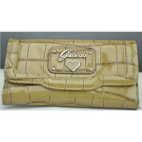 Usa Chic Slg Wallet Guess Limited Retro Croc Camel Ladies Lovely