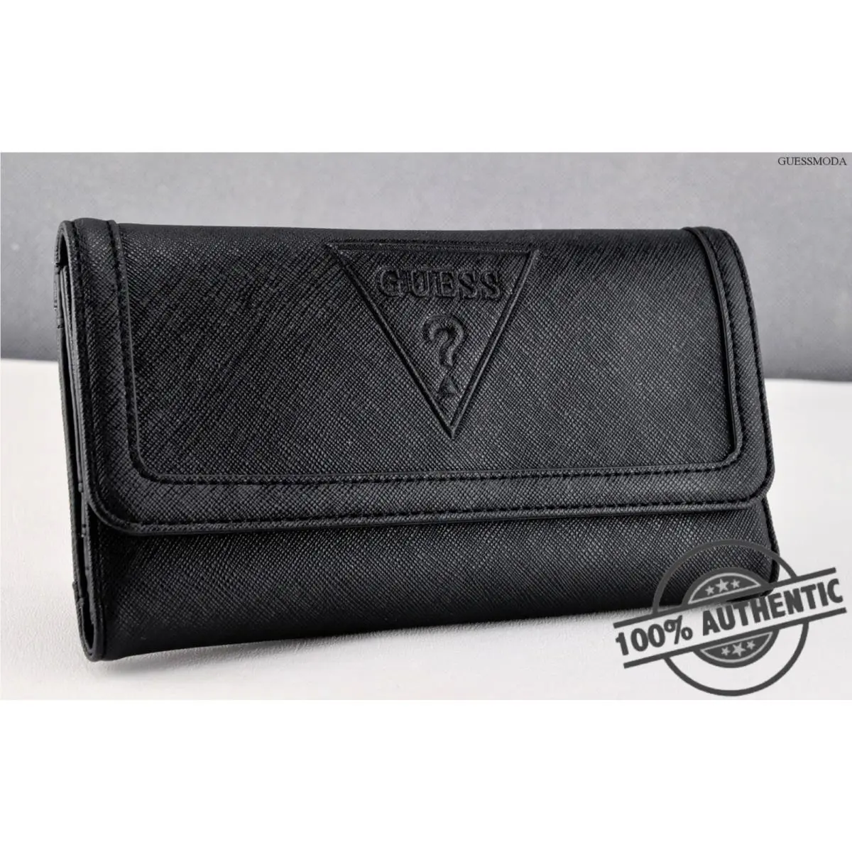 Newest Luxury Guess Ladies Wallet Purse Peak Black Women Slg Usa