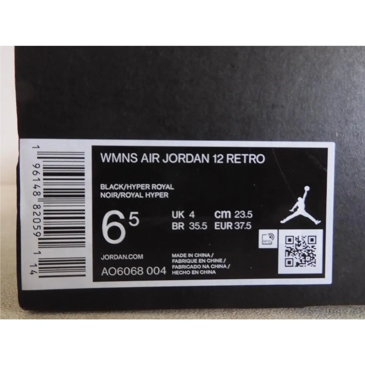 Nike shoes - Air Jordan 12 - Air - AO6068-004 - Black 14