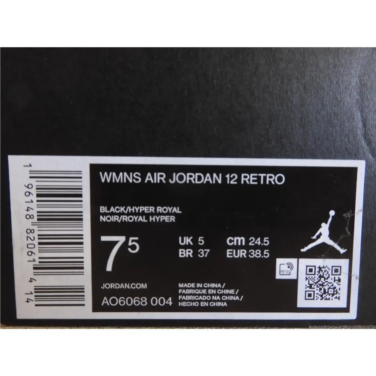 Nike shoes - Air Jordan 12 - Air - AO6068-004 - Black 22