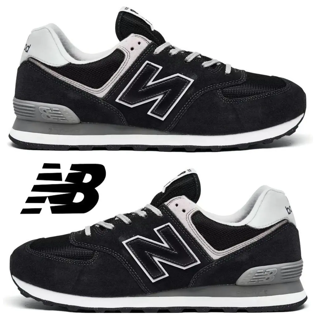 Nike shoes - New Balance 574 - New Balance - Black, Maufacturer: Black/White 20