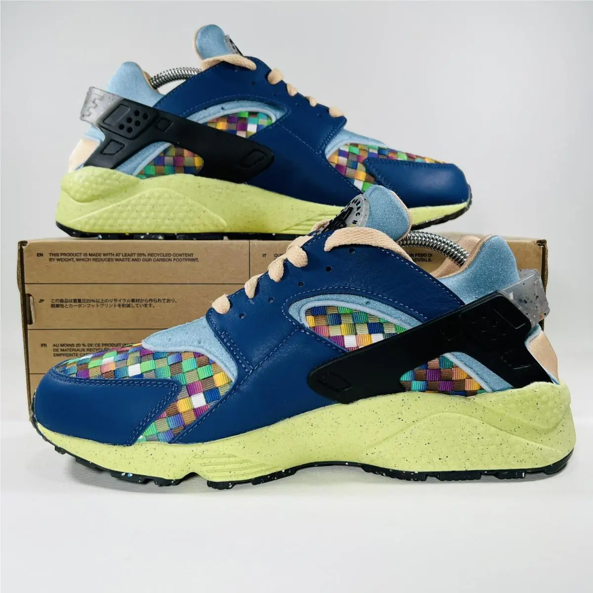 Nike shoes - Nike Air Huarache Crater PRM - DM0863 400 - Mystic Navy / Worn Blue / White Onyx / Light Lemon 0