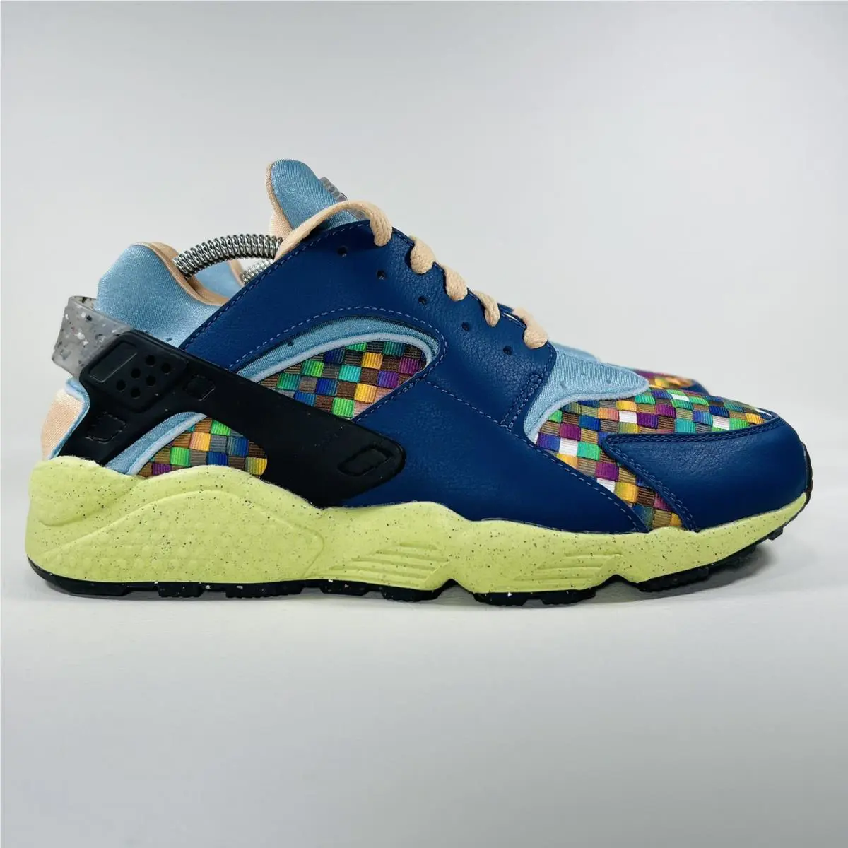 Nike shoes - Nike Air Huarache Crater PRM - DM0863 400 - Mystic Navy / Worn Blue / White Onyx / Light Lemon 4