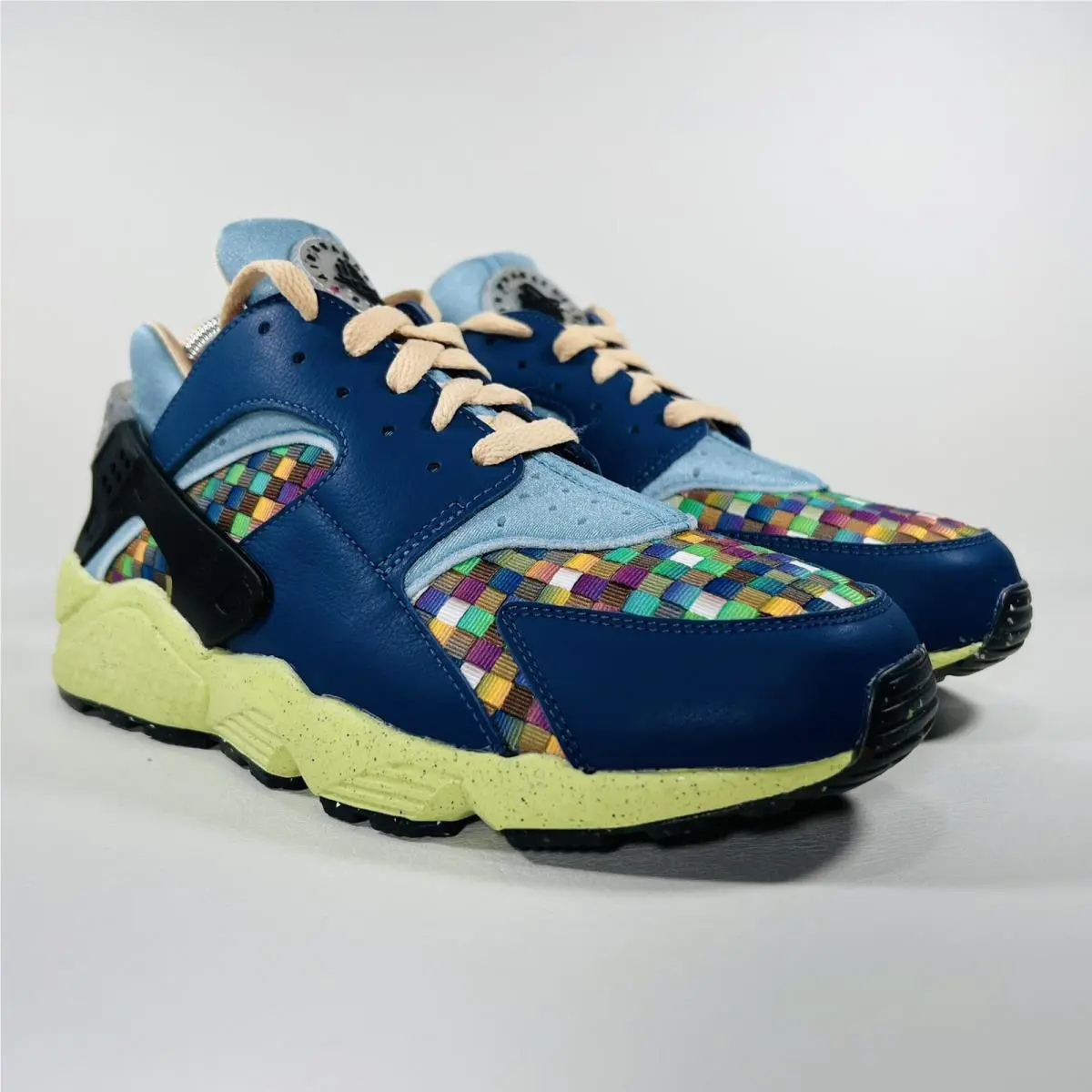 Nike shoes - Nike Air Huarache Crater PRM - DM0863 400 - Mystic Navy / Worn Blue / White Onyx / Light Lemon 6