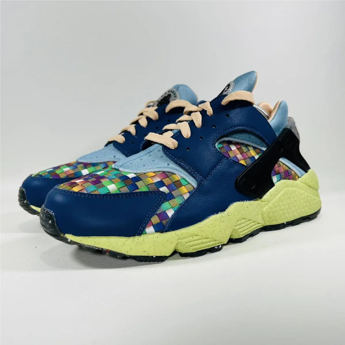Nike shoes - Nike Air Huarache Crater PRM - DM0863 400 - Mystic Navy / Worn Blue / White Onyx / Light Lemon 7