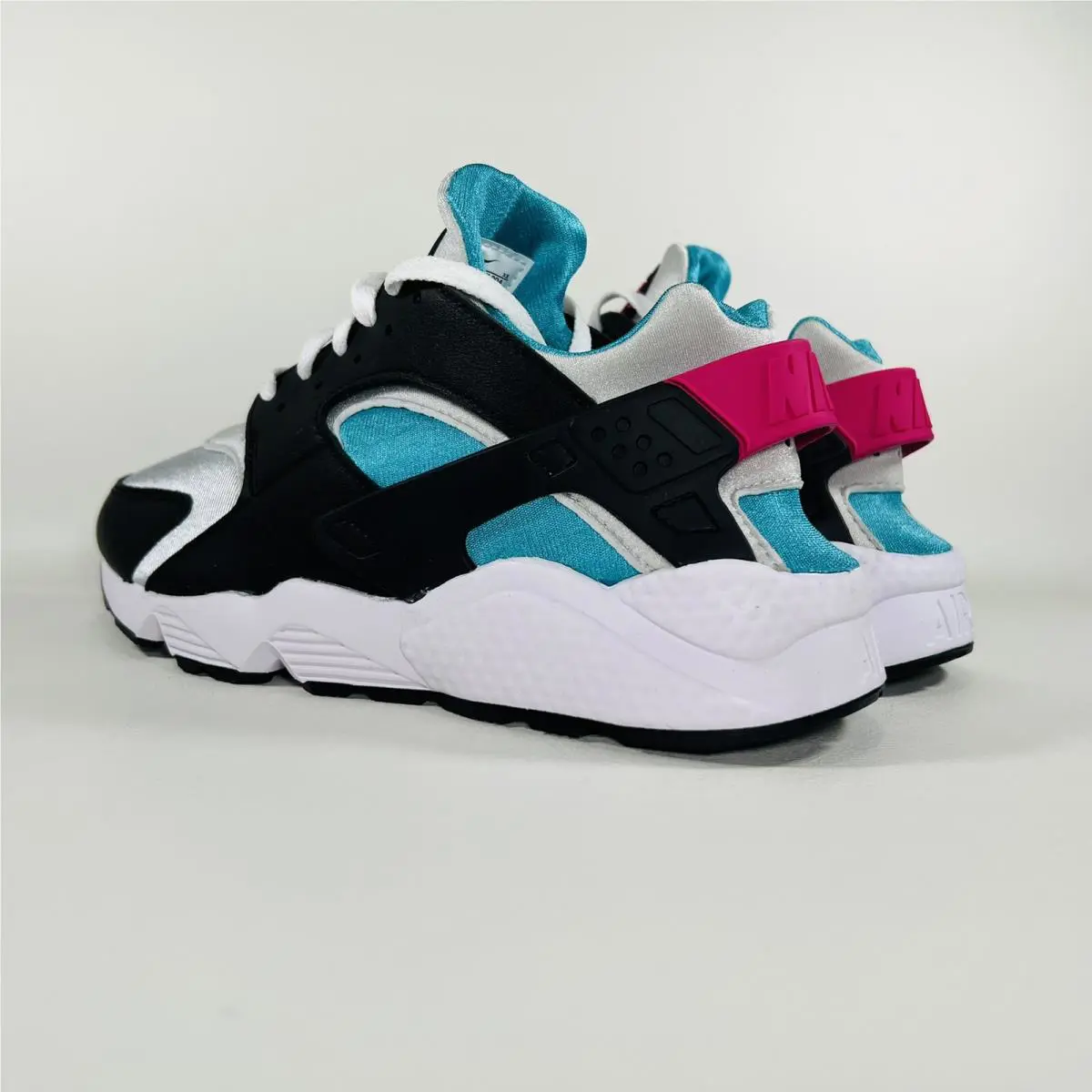 Nike shoes - Nike Air Huarache - Air Huarache - DD1068-004 - Black / New Emerald / Pure Platinum / Lethal Pink 8