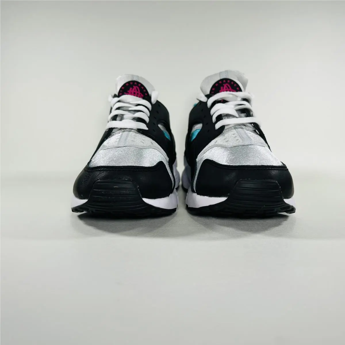 Nike shoes - Nike Air Huarache - Air Huarache - DD1068-004 - Black / New Emerald / Pure Platinum / Lethal Pink 3