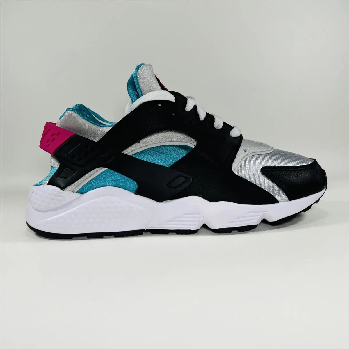 Nike shoes - Nike Air Huarache - Air Huarache - DD1068-004 - Black / New Emerald / Pure Platinum / Lethal Pink 4