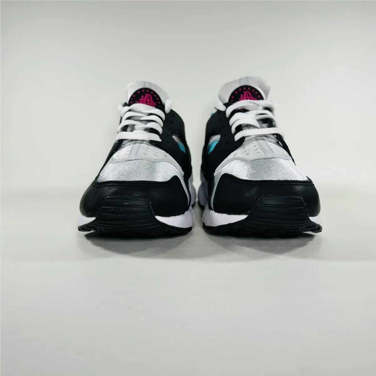 Nike shoes - Nike Air Huarache - Air Huarache - DD1068-004 - Black / New Emerald / Pure Platinum / Lethal Pink 15