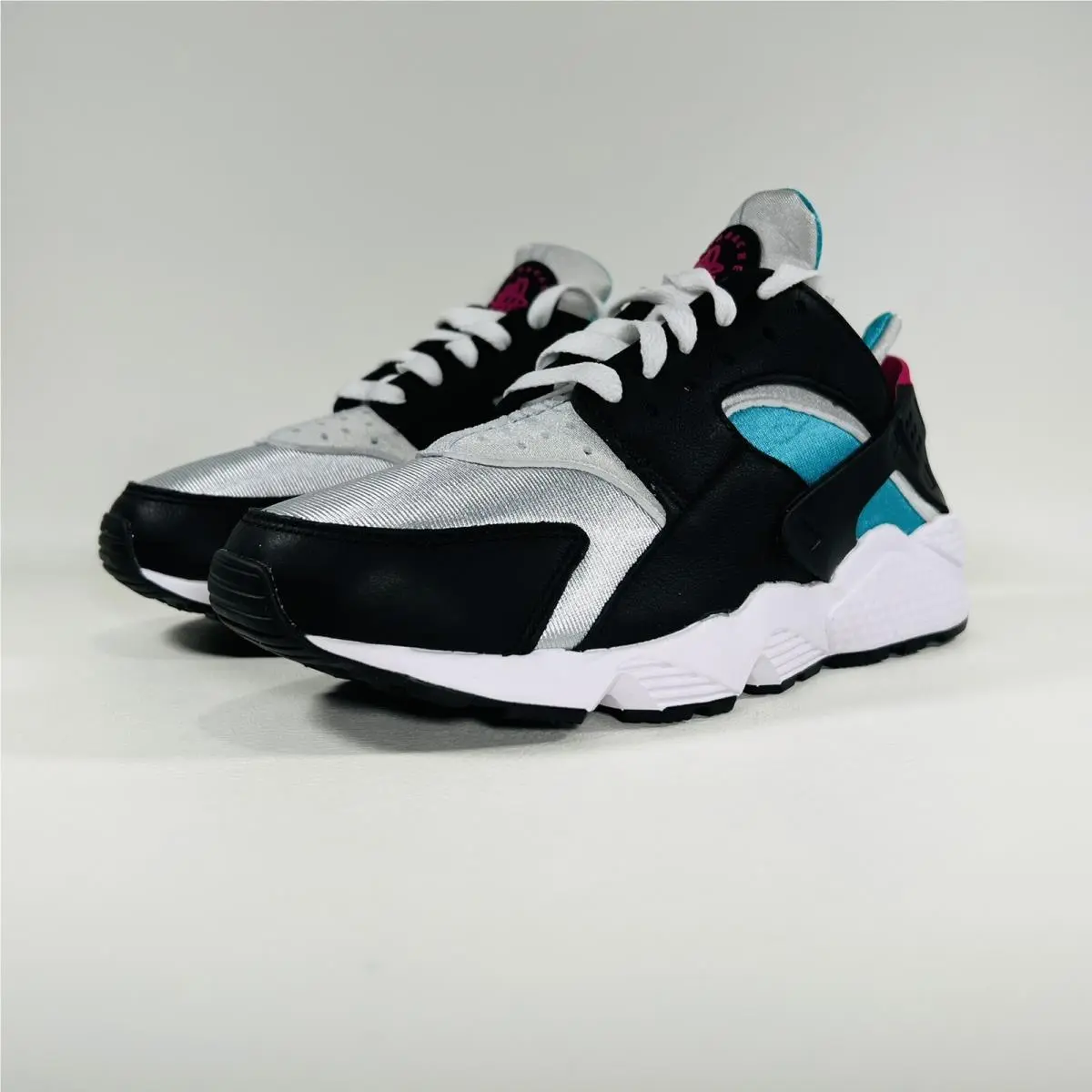 Nike shoes - Nike Air Huarache - Air Huarache - DD1068-004 - Black / New Emerald / Pure Platinum / Lethal Pink 18